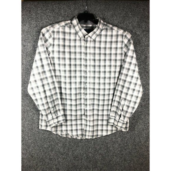 George Mens Long Sleeve 2xl Xxl Gray 